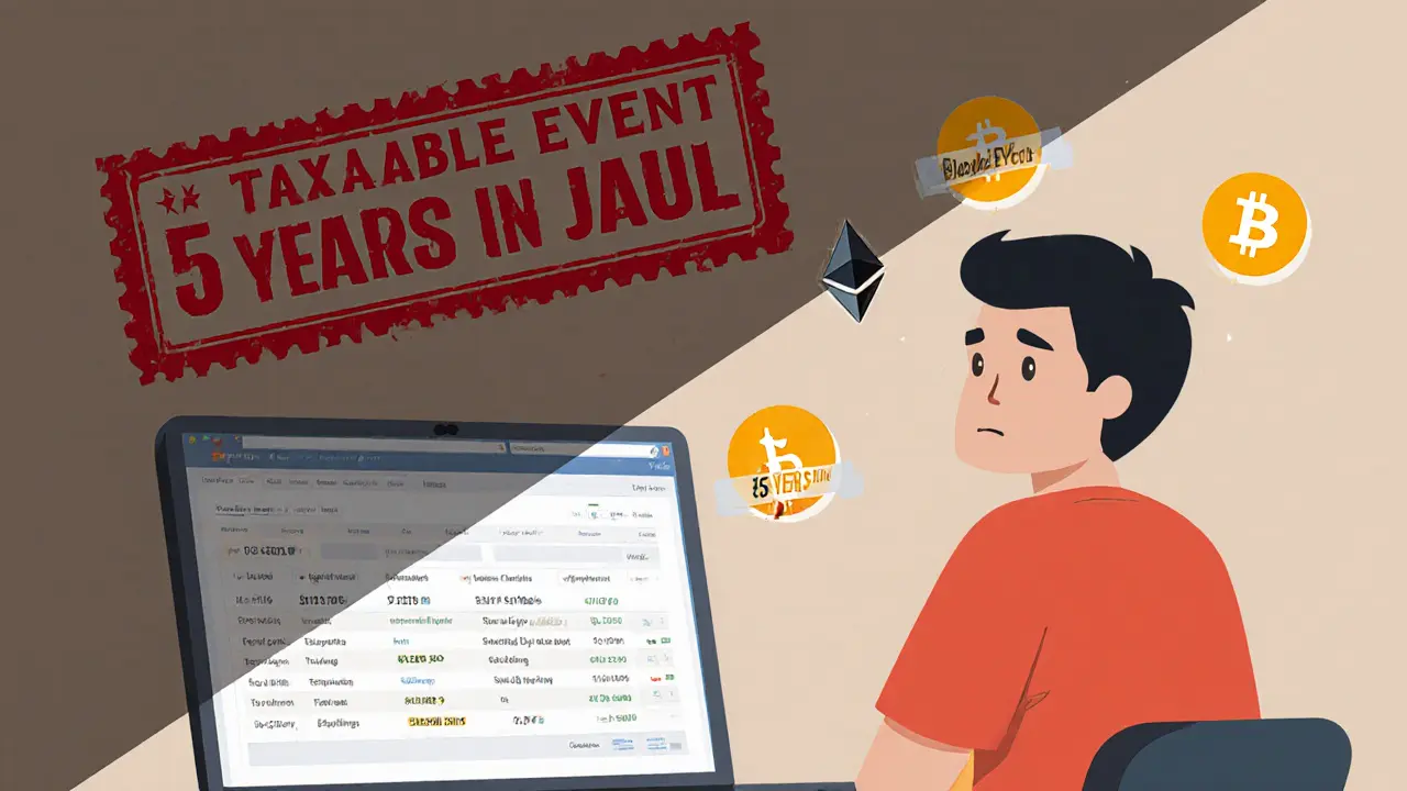 Crypto Tax Evasion: 5 Years in Jail and $250,000 Fines